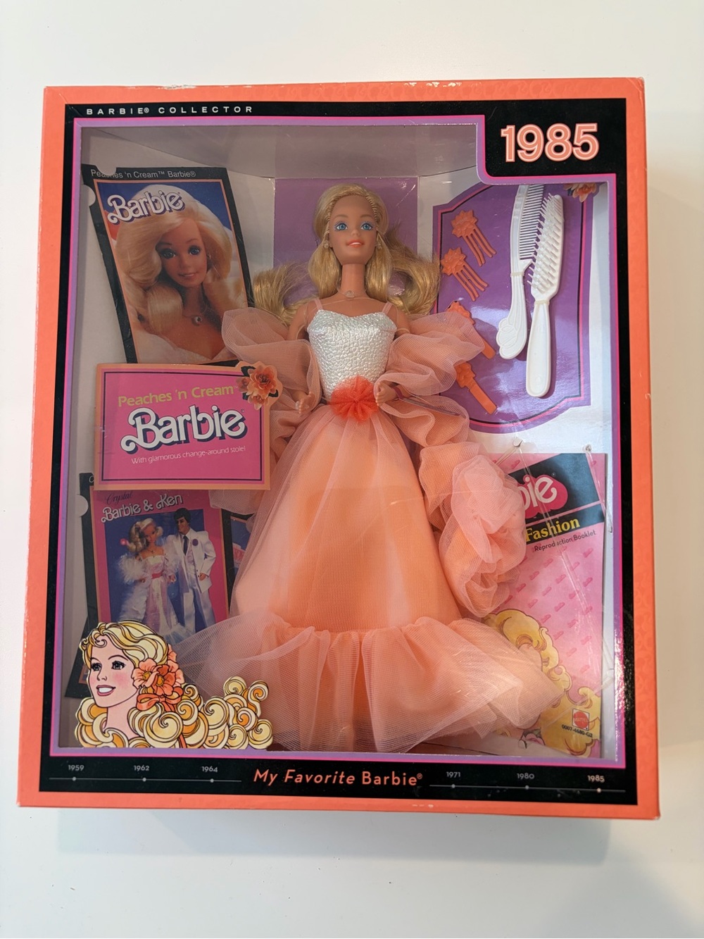 NEW & SEALED Mattel My Favorite Barbie Collector Edition Peaches 'n Cream 1985